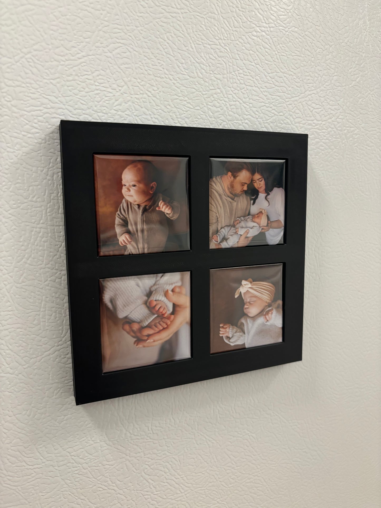 4 Custom Photo Magnets with Frame