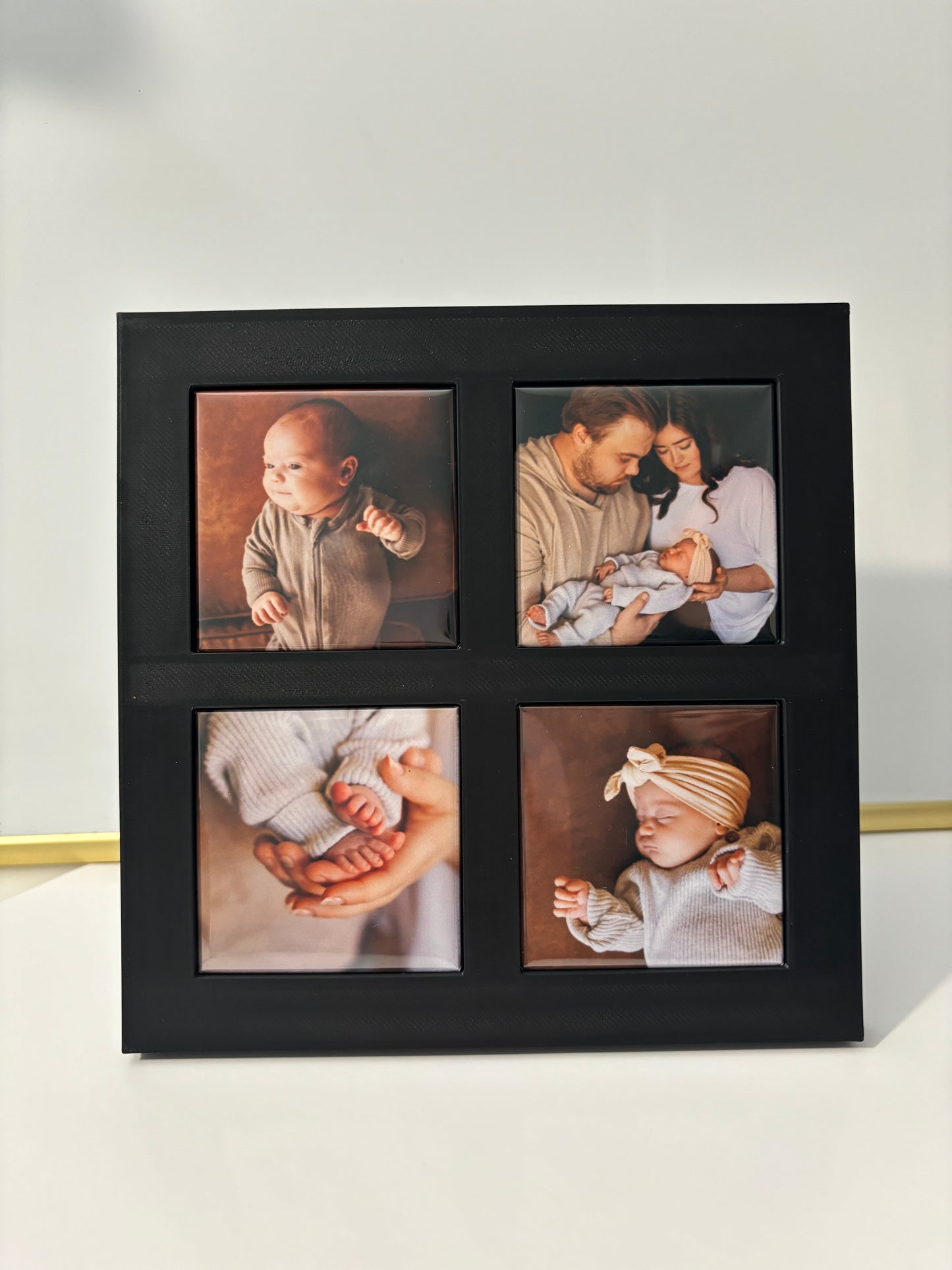 4 Custom Photo Magnets with Frame